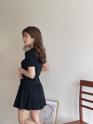 Graphic Printed Girl Sets / 蝴蝶结少女风套装