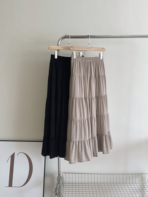Chiffon Layered Midi Skirt / 温柔雪纺半身裙