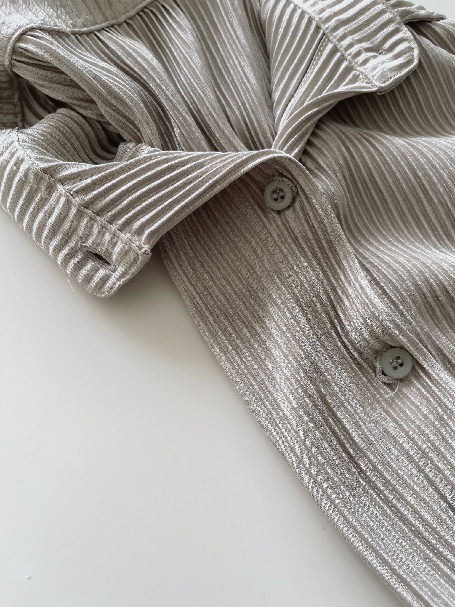Casual Ribbed Pleated Set / 休闲慵懒褶皱套装