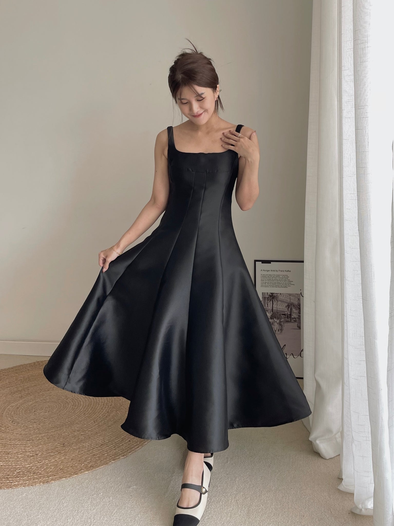 Hepburn Classy Dress / 赫本风收腰显瘦连