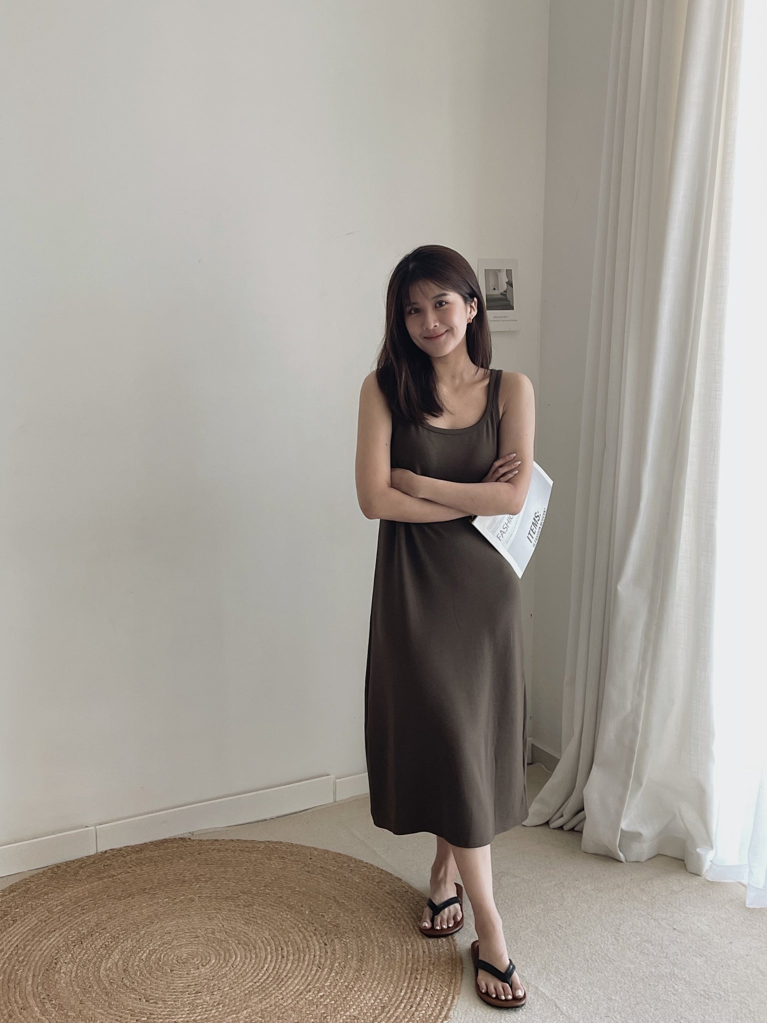 Plain Long Dress / 净色简约长裙