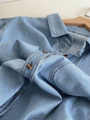 Boone Denim Outer Shirt / 帅气牛仔衬衣外套