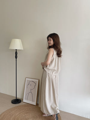 Garcella Linen Set / 简约棉麻套装