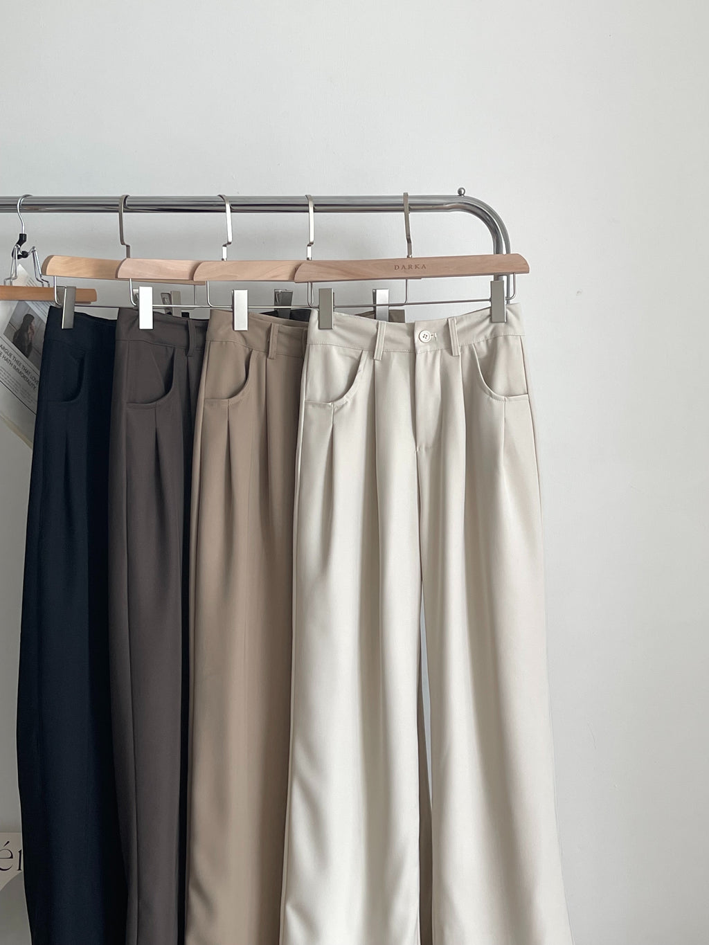 Roxane Suit Straight Leg Pants / 直筒阔腿西装裤