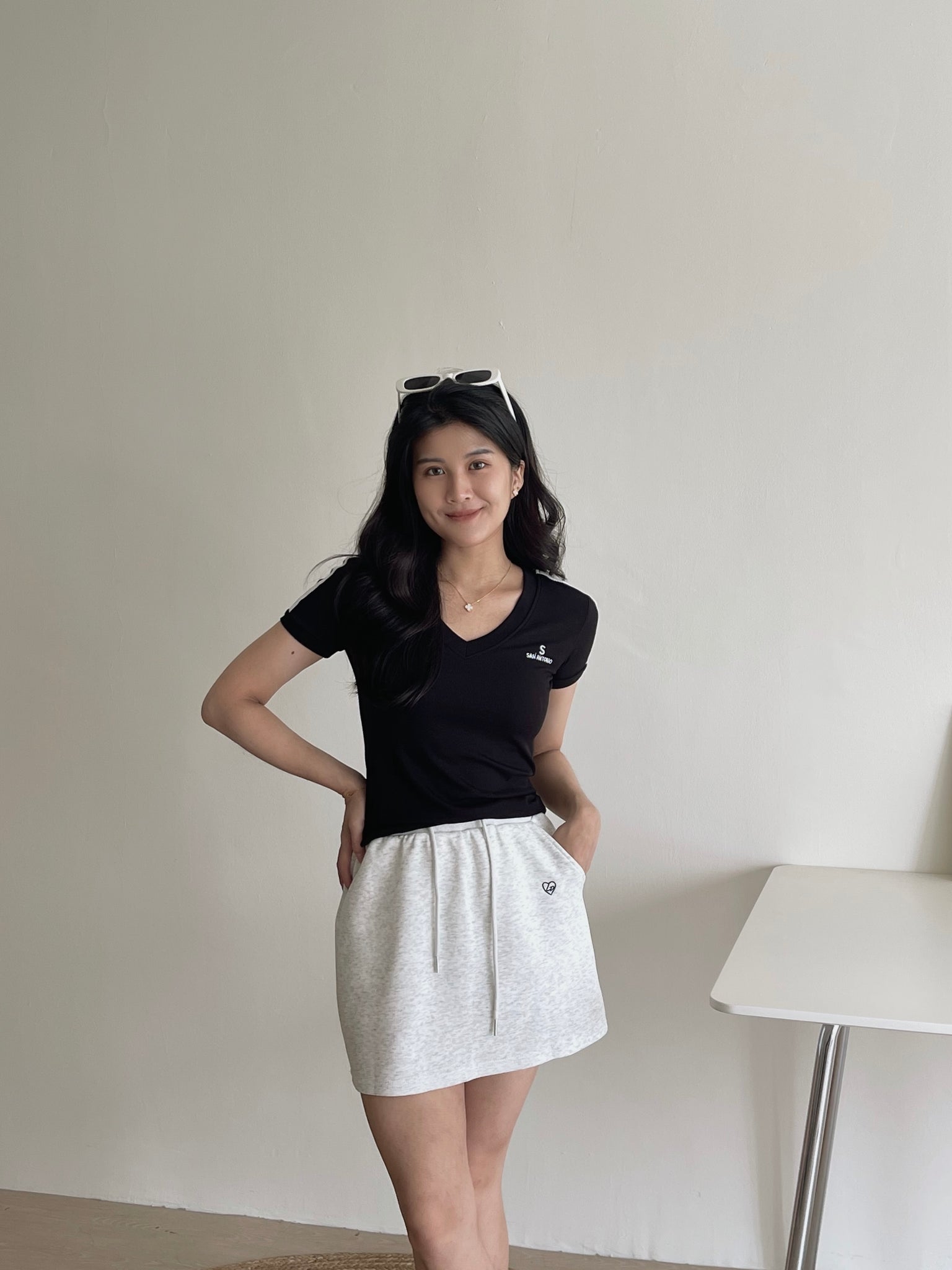 Sports Padded Tee / 运动显瘦带胸垫上衣