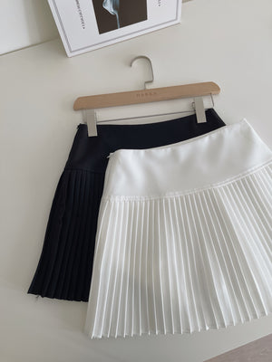 Plain Pleated Skirt / 简约百褶短裙
