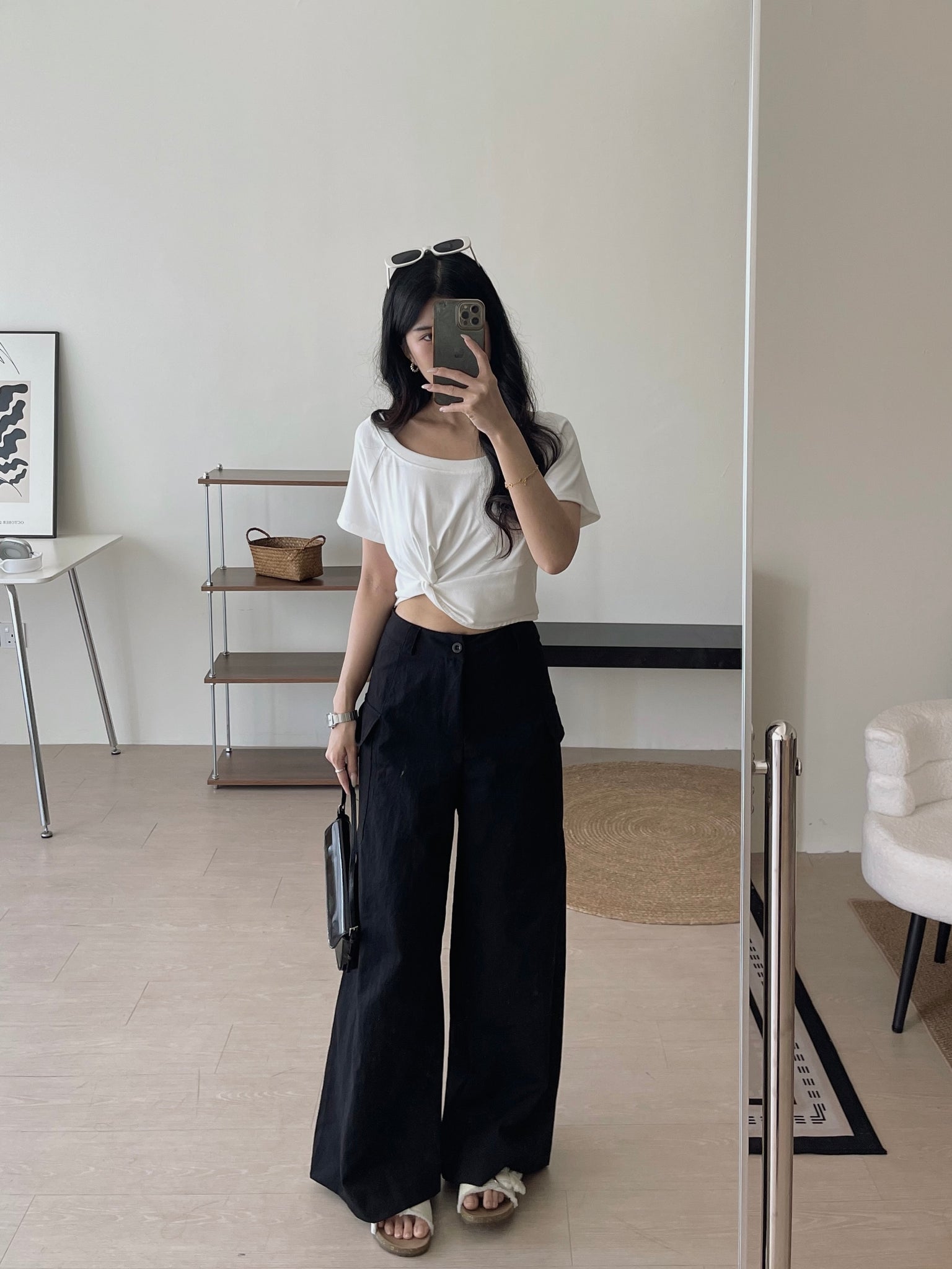 Stylish Baggy Cargo Pants / 帅气个性阔腿长裤