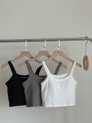 Crop Padded Camisole / 露脐胸垫吊带