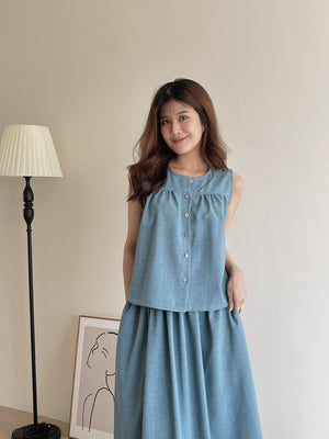 Garcella Linen Set / 简约棉麻套装