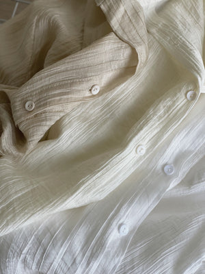 Ootd Sheer Shirt / 肌理感防晒薄衬衫