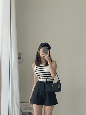 Stripes Stretchy Top / 高弹条纹针织上衣
