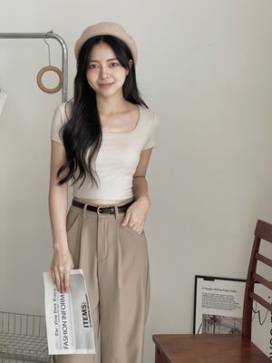 Roxane Suit Straight Leg Pants / 直筒阔腿西装裤
