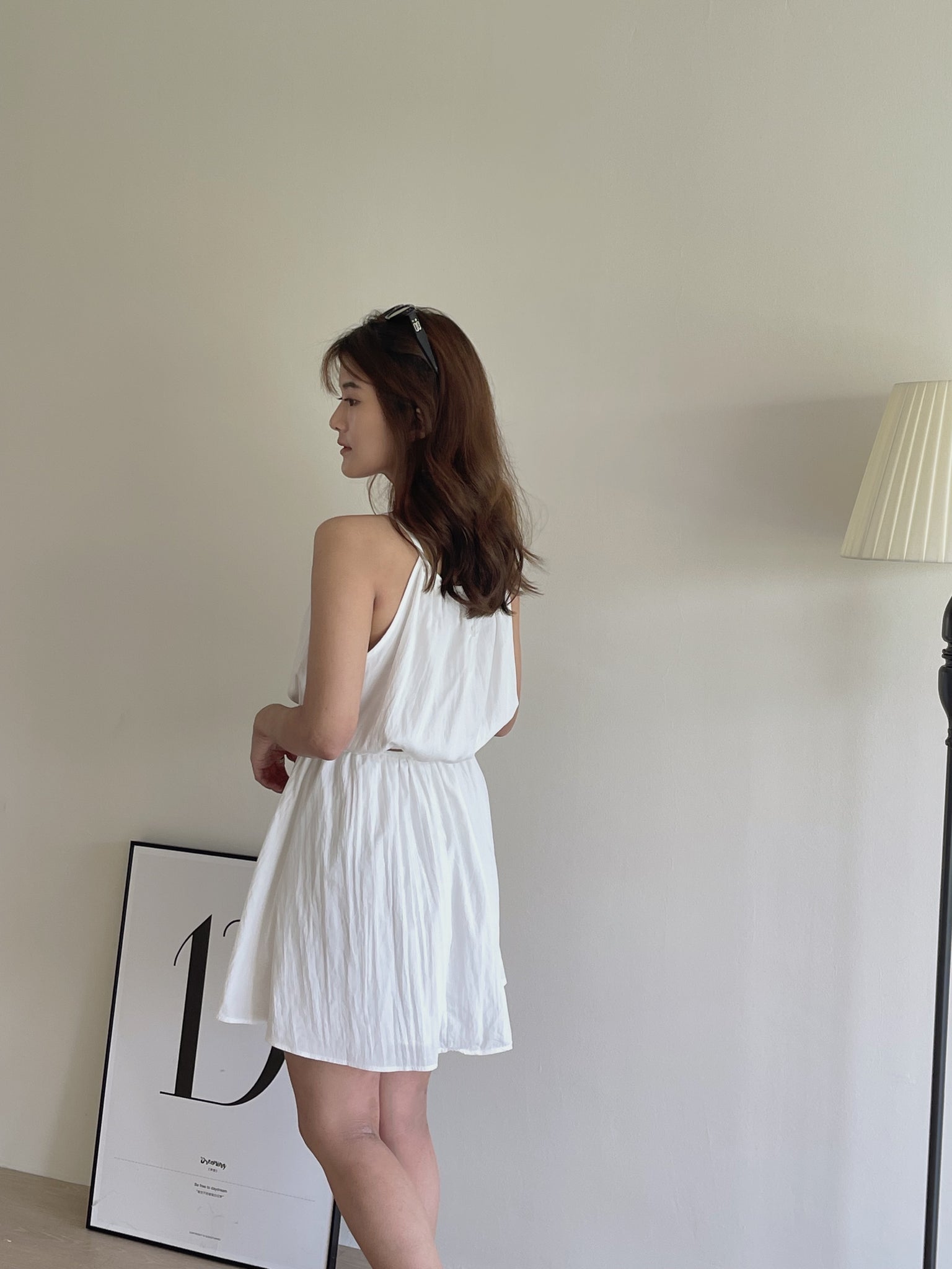 Kalie Back Cutout Dress / 挂脖收腰露背裙