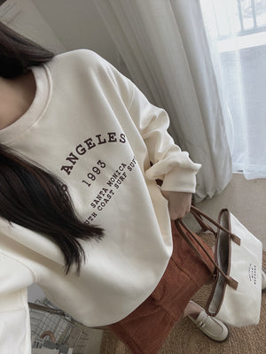 Super Comfy LA Sweater / 超舒适字母宽松卫衣