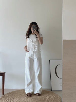 Anne Two Pieces Top  / 甜美叠穿两件套