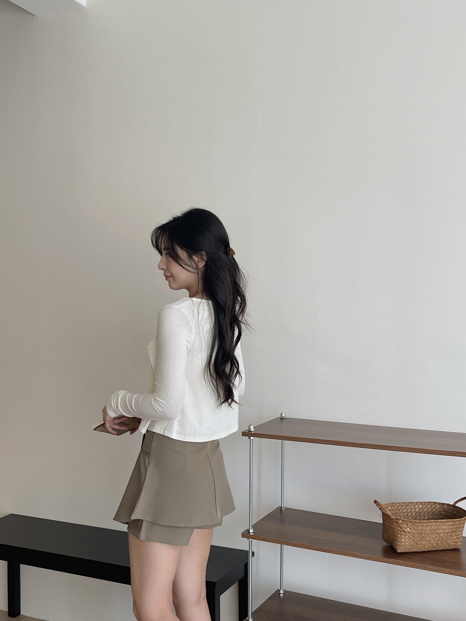 Floral Cami Two-pcs Set / 甜美碎花背心两件套