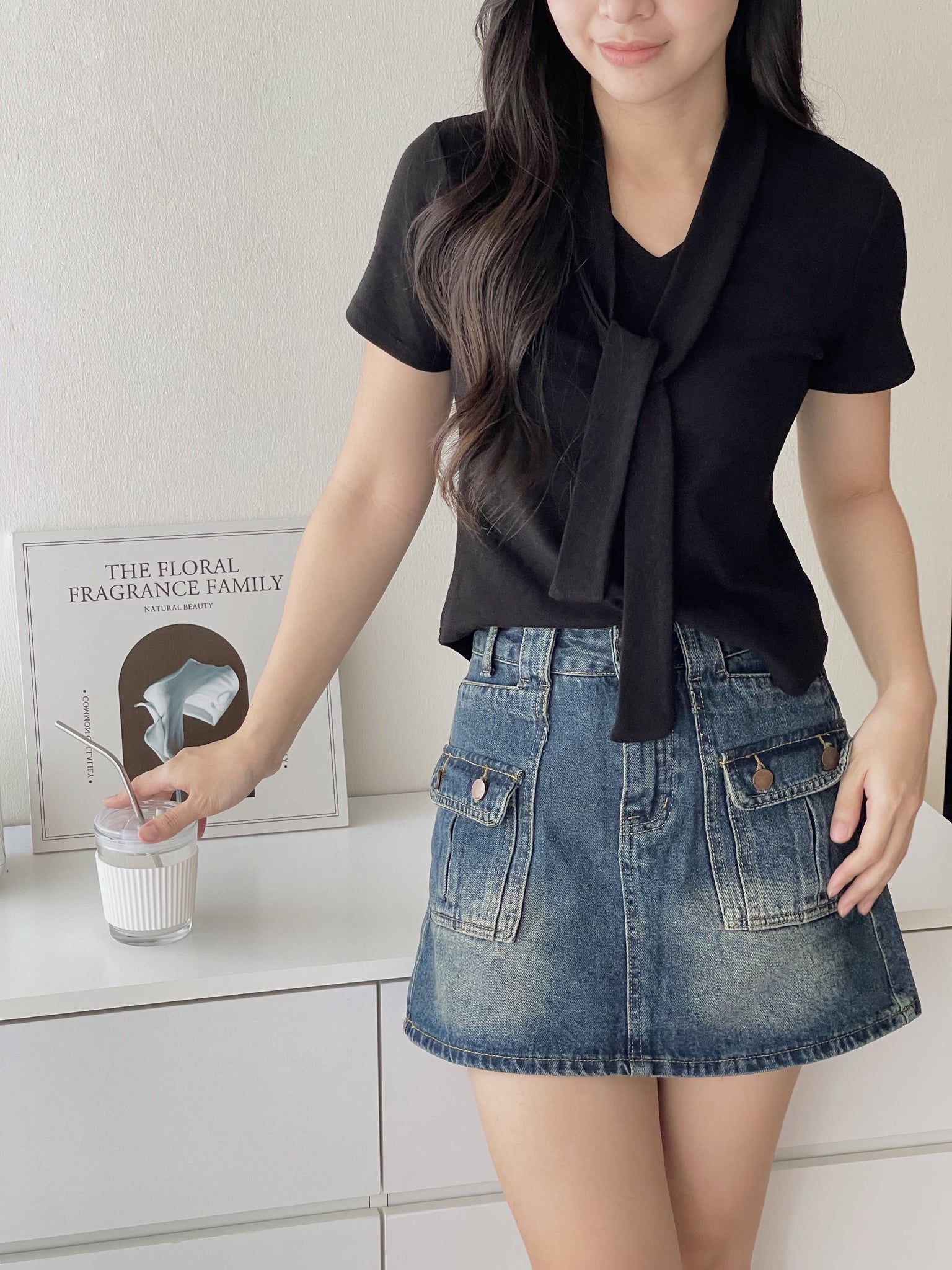 Mochi Tie Tee / 糯叽叽领带针织