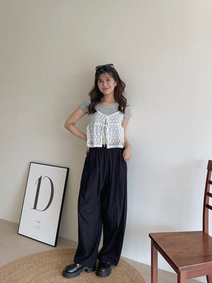 Anne Two Pieces Top  / 甜美叠穿两件套