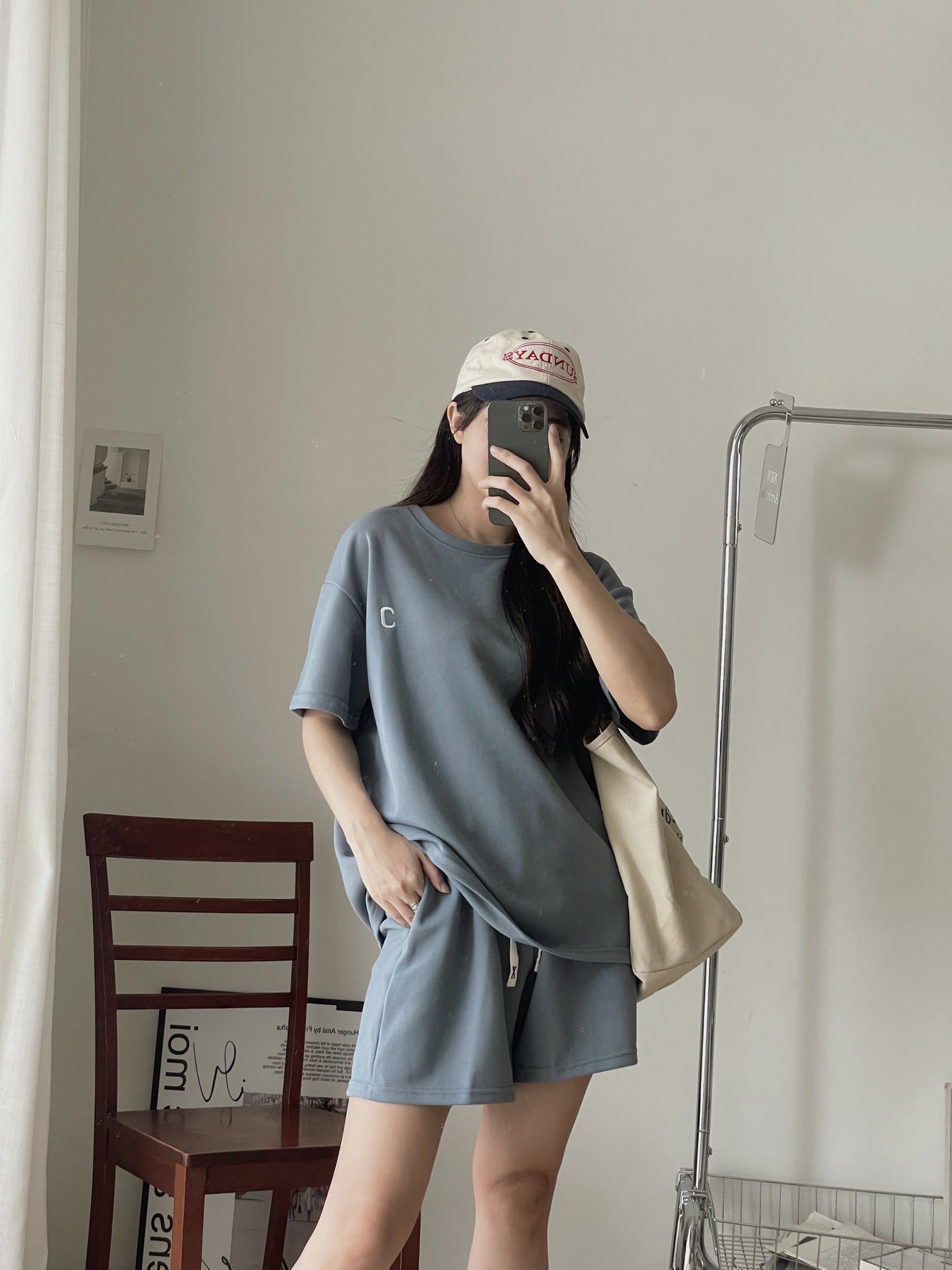 Morandi Casual Set / 莫兰蒂小刺绣休闲套装