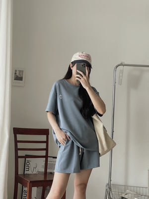 Morandi Casual Set / 莫兰蒂小刺绣休闲套装