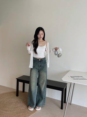 Retro Baggy Jeans Trousers / 复古阔腿拖地牛仔裤