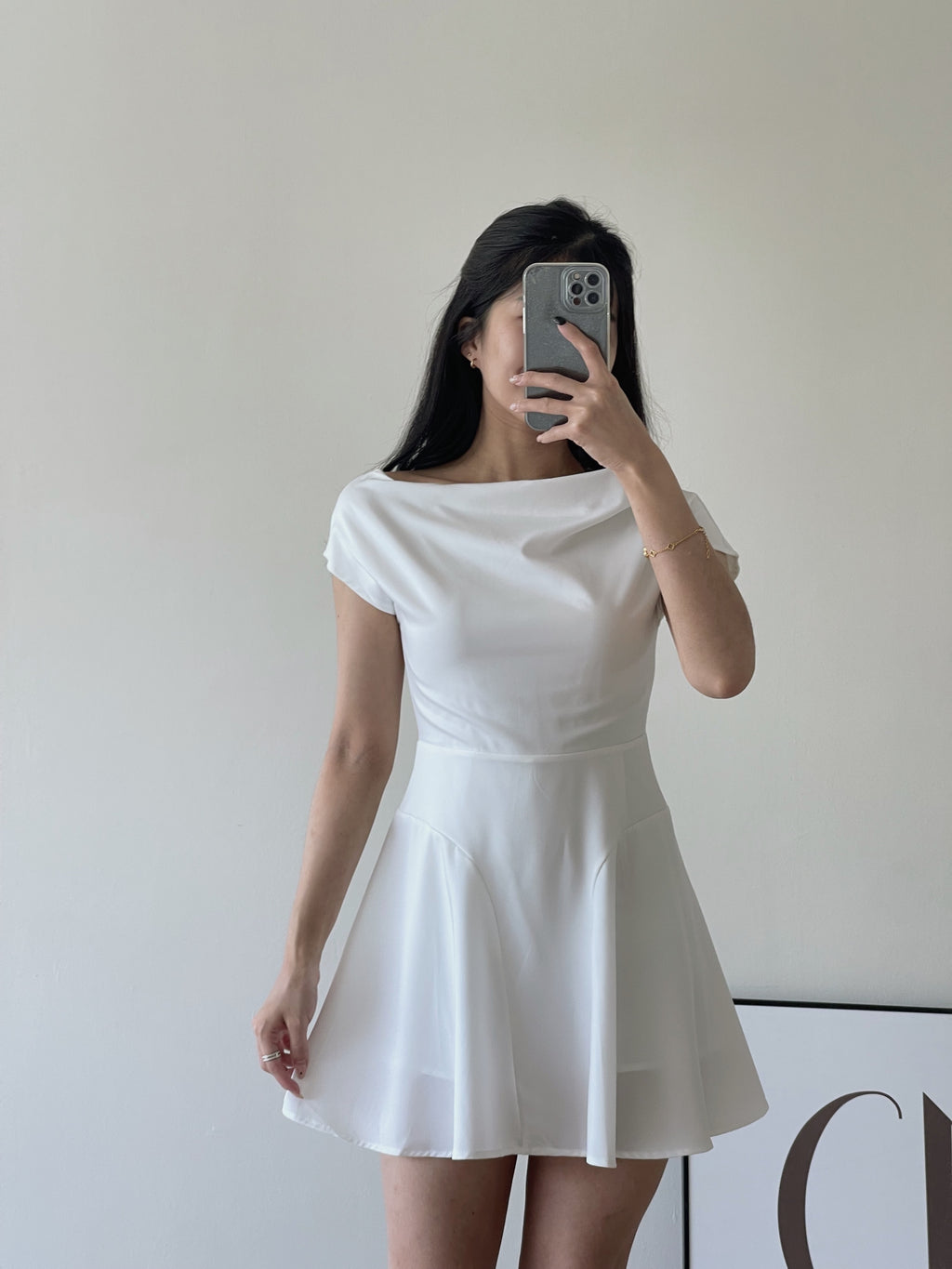Calla Drop Shoulder Jumpsuit / 缎面落肩阔腿连身裤
