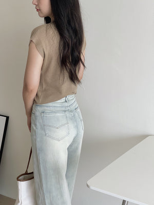 Extra Long Light Washed Jeans / 加长版浅牛仔长裤