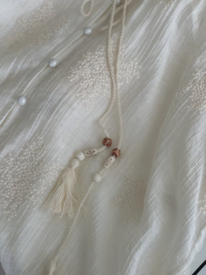 Dandelion Embroidered Set / 刺绣花休闲衫套装