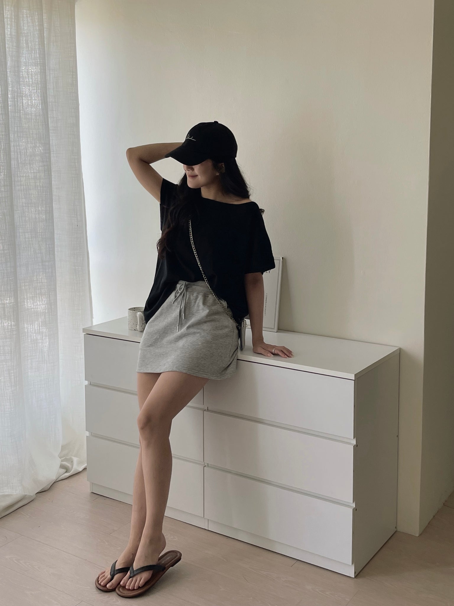 Soft Knit Oversized Top / 软糯超宽松针织T恤