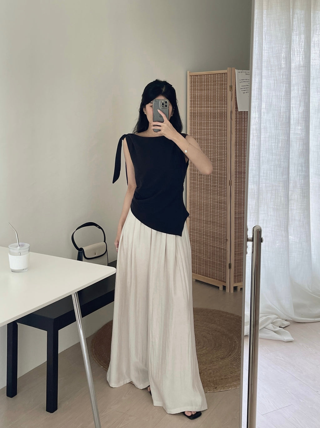 Linen Casual Maxi Pants / 高个子拖地棉麻休闲裤