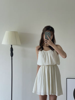 Kalie Back Cutout Dress / 挂脖收腰露背裙