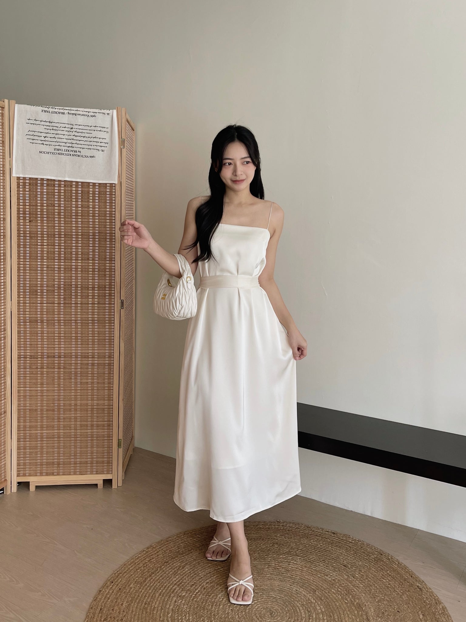 Lumiere Sash Tie Dress / 飘带高级感气质连身裙