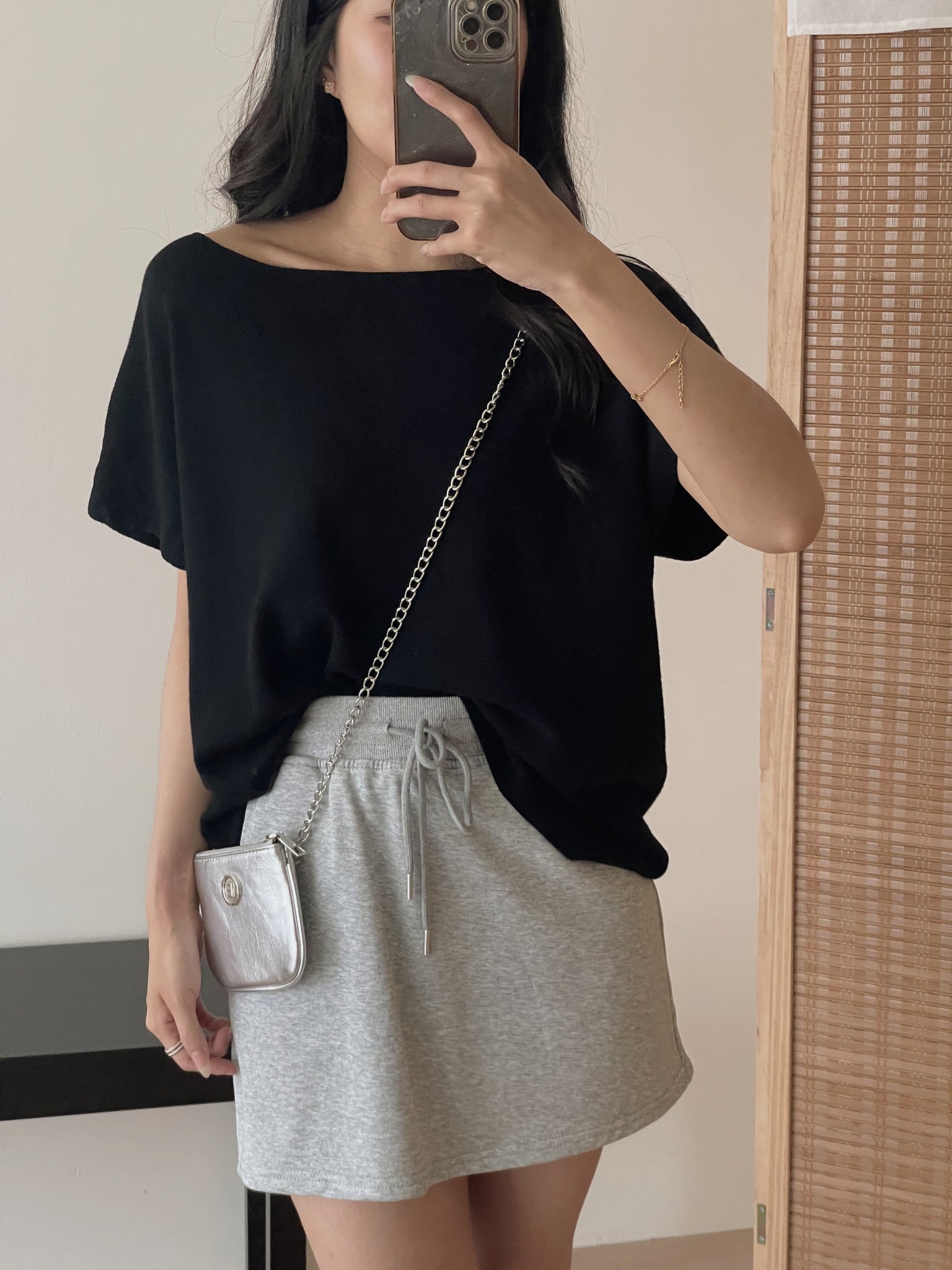 Soft Knit Oversized Top / 软糯超宽松针织T恤