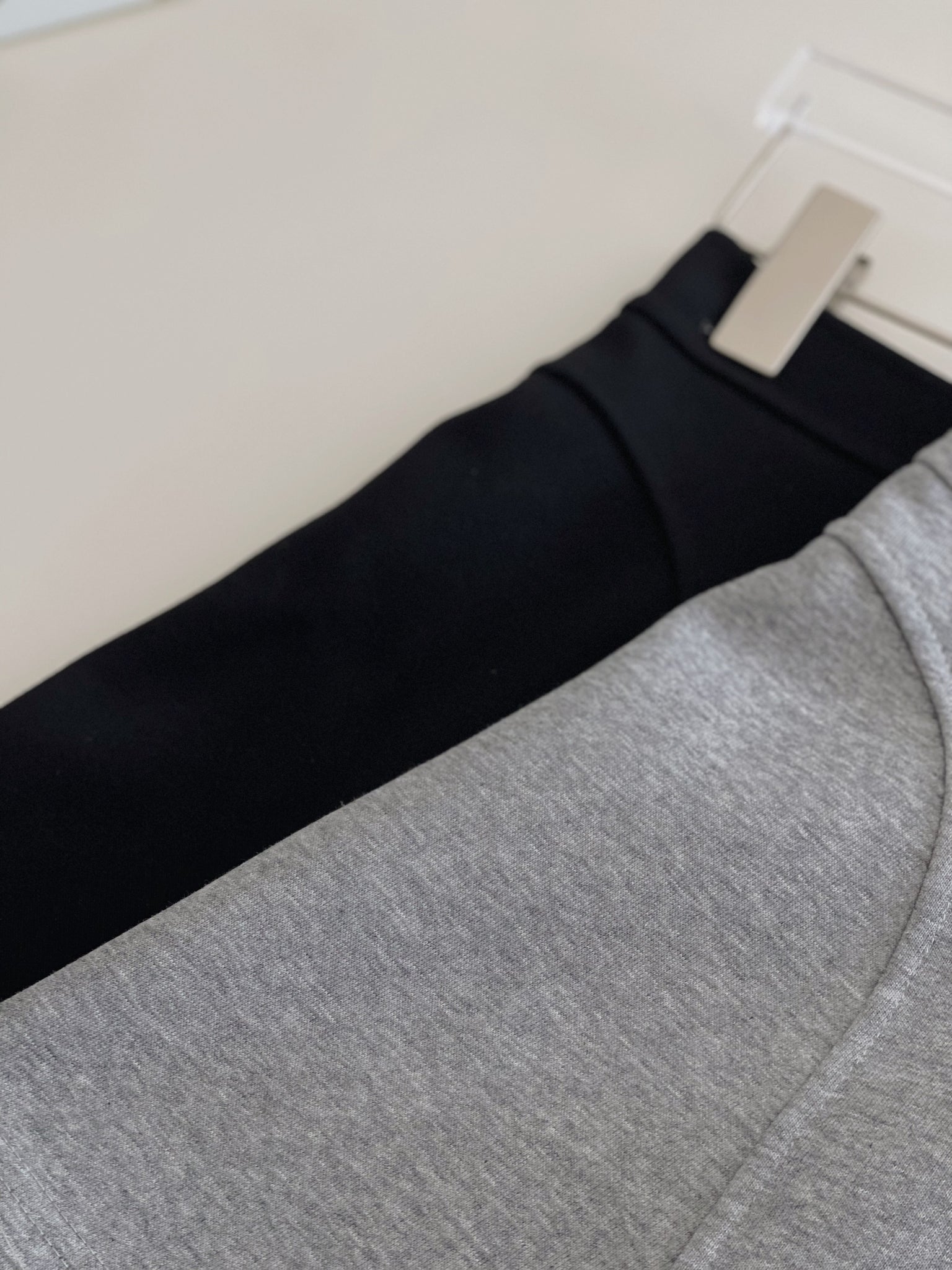 Sporty A-Line Skirt / 卫衣面料短裙
