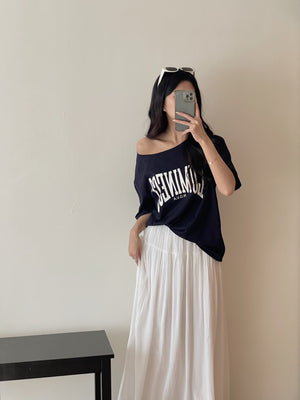 Shimmery Chiffon Midi Skirt / 温柔坠感流光纱裙