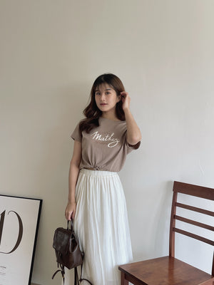 Summer Wide Midi Skirt / 清凉飘逸半身裙