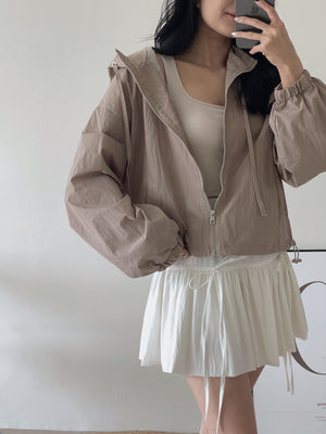 Ribbon Flared Mini Skirt / 伞摆蛋糕短裙