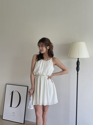 Kalie Back Cutout Dress / 挂脖收腰露背裙