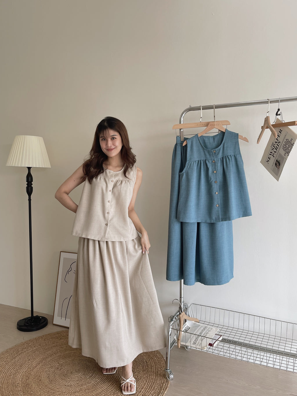 Garcella Linen Set / 简约棉麻套装
