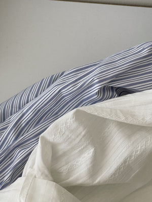 Prep Breeze Collar Dress / 刺绣学院风绑带连衣裙