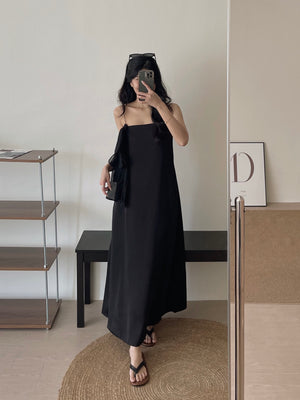 Lumiere Sash Tie Dress / 飘带高级感气质连身裙