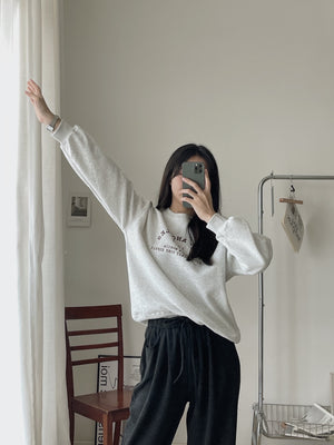 Super Comfy LA Sweater / 超舒适字母宽松卫衣