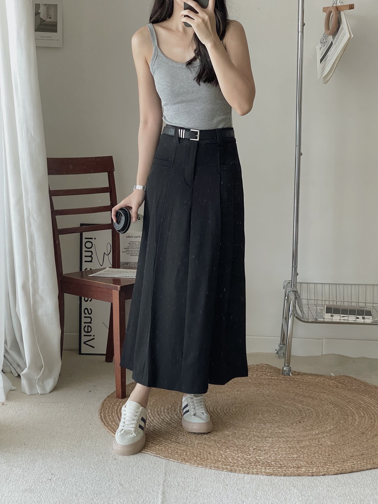 Padded Strap Singlet / 遮副乳带胸垫背心