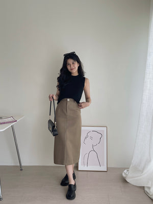 Suit Pencil Skirt / 通勤西装中长裙