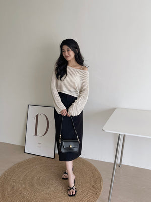 Suit Pencil Skirt / 通勤西装中长裙