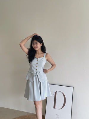 Isabelle Button Up Set / 知性优雅排扣套装