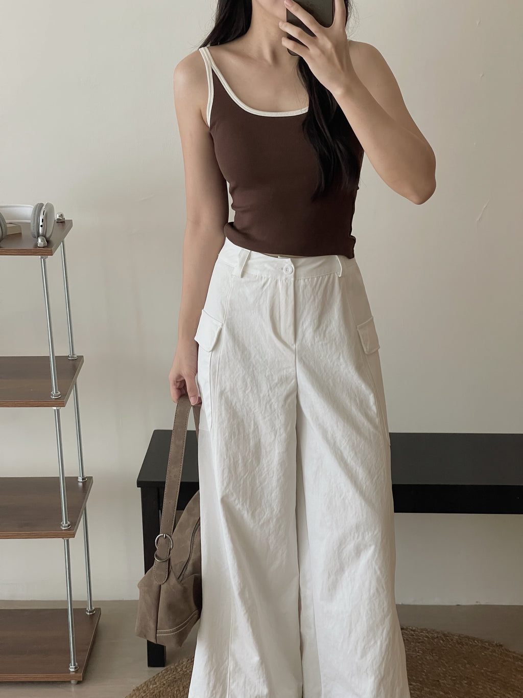 Stylish Baggy Cargo Pants / 帅气个性阔腿长裤