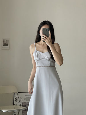 Elliana Midi Dress / 气质镂空吊带裙