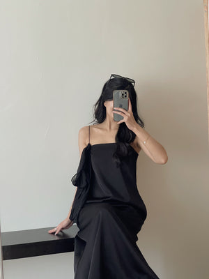 Lumiere Sash Tie Dress / 飘带高级感气质连身裙