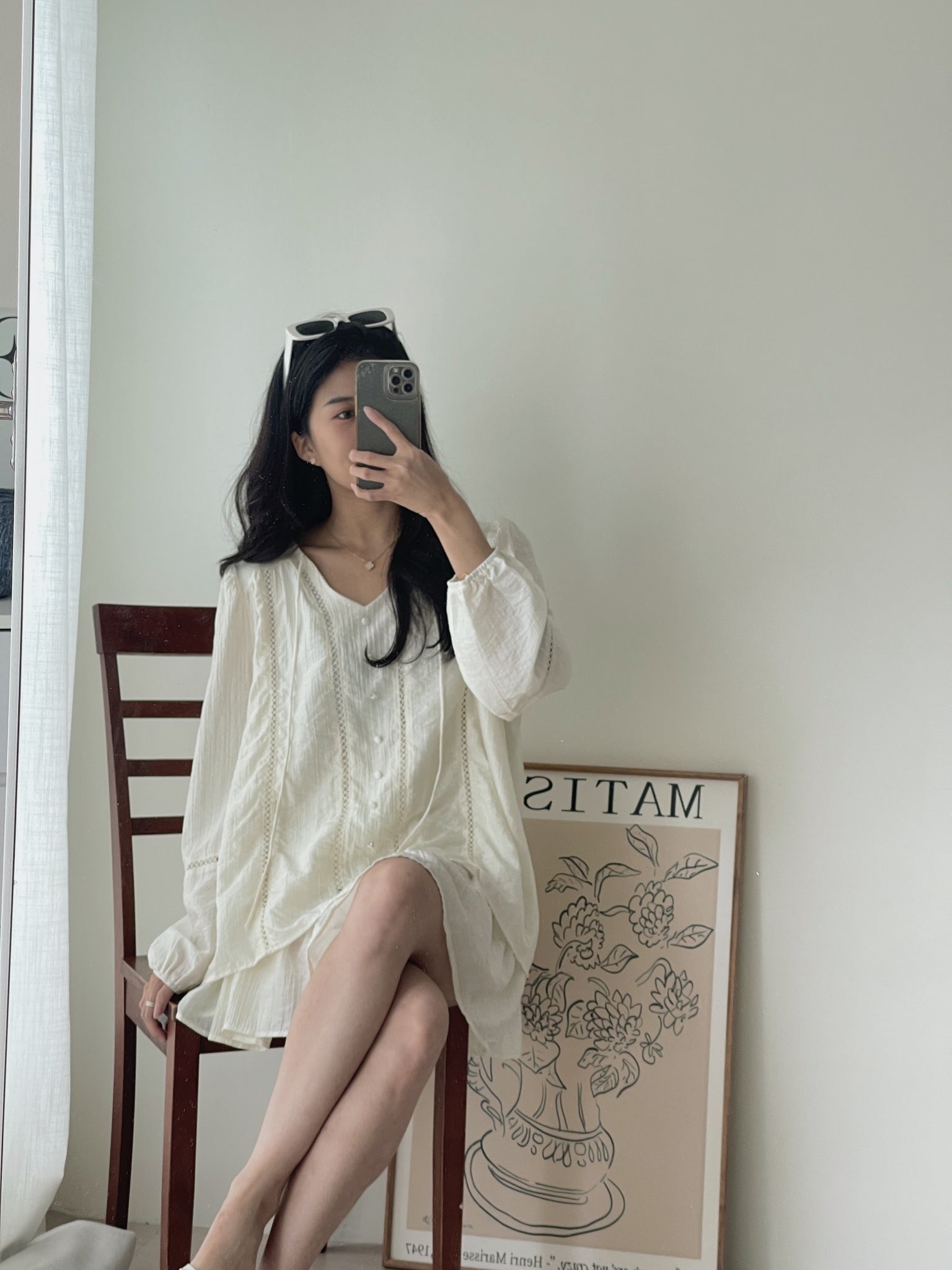 Lyra Ruffle Cloud Set / 甜美镂空编织套装